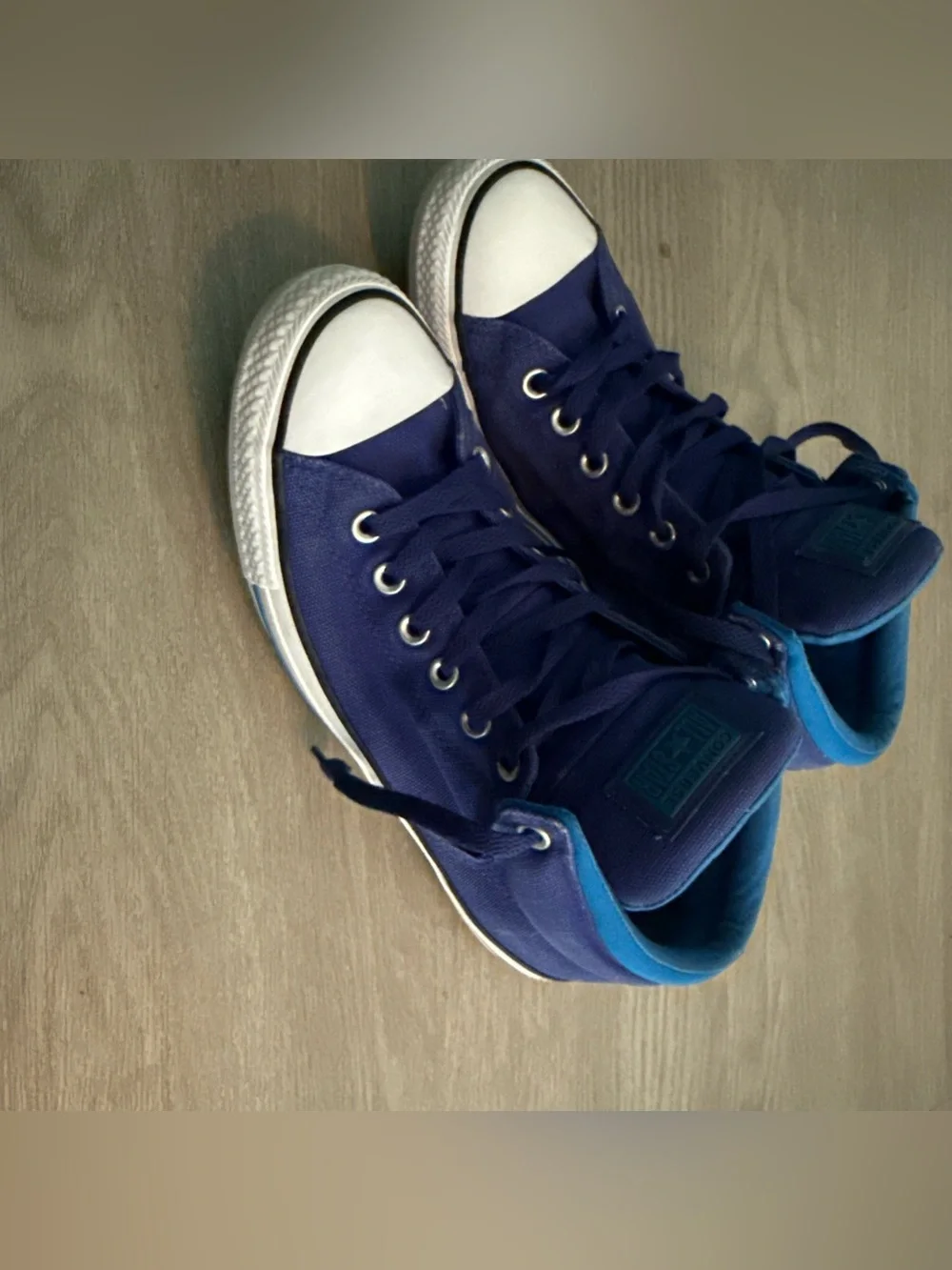 Converse Chuck Taylor All Star Street Mid Navy Sneakers Men's 10 Women's 12